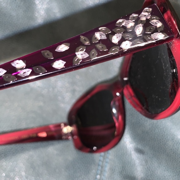 LULU GUINNESS purple sunglasses main image 11